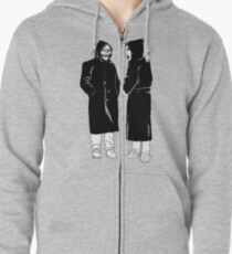 brand new - the devil and god Zipped Hoodie