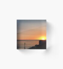 Early Maine Sun Acrylic Block