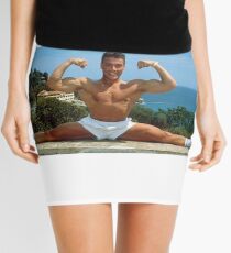 Jean Claude Van Damme Splits Mini Skirt
