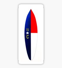 NC Surfboard Sticker
