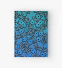 Cuaderno de tapa dura Series - Patrón de la colección Gekko - Azul-Verde - 121816