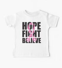 Hoffnungs-Kampf glauben - Krebshemd Baby T-Shirt