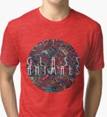 Camiseta de tejido mixto Animales de cristal