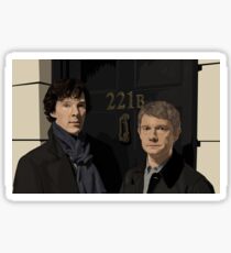 "221B" Sticker