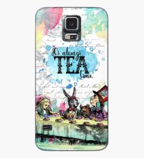 Funda/vinilo para Samsung Galaxy Alicia en el país de las maravillas - Hora del té