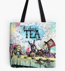 Alice in Wonderland - Tea Time Tote Bag