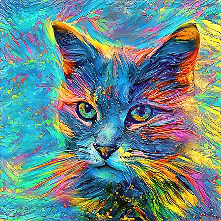 DeepStyle abstraction abstract cat