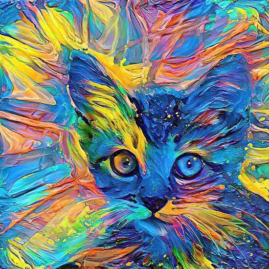 DeepStyle abstraction abstract cat