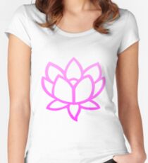 Lotus Pink Women's Fitted Scoop T-Shirt