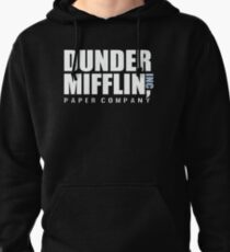 Dunder Mifflin The Office Funny Typography Text Logo Shirts Pullover Hoodie