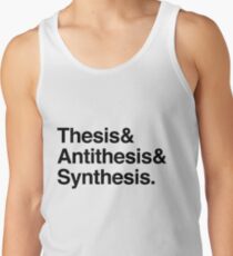 Camiseta de tirantes Hegel - Tesis, Antítesis, Síntesis