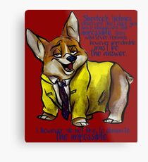 Dirk Gently's Holistic Detective Agency: Corgi Metal Print