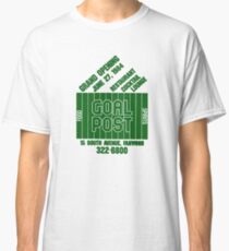 Goal Post (Variation 1) Green Classic T-Shirt