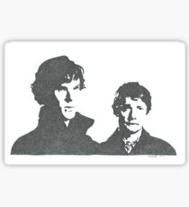 Sherlock and Watson Sticker