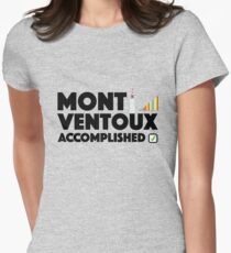 Mont Ventoux Accomplished Cycling Tour De France Women's Fitted T-Shirt