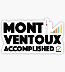 Mont Ventoux Accomplished Cycling Tour De France Sticker