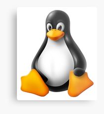 Linux Penguin – Tux Metal Print