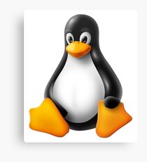 Linux Penguin – Tux Canvas Print