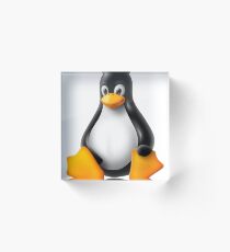 Linux Penguin – Tux Acrylic Block