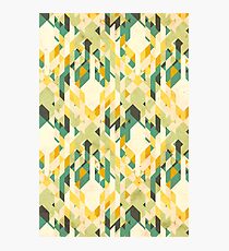 des-integrated tartan pattern Photographic Print