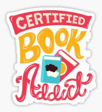 Certified Book Addict Sticker