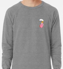 Pfirsich Sonnenschirm Leichtes Sweatshirt