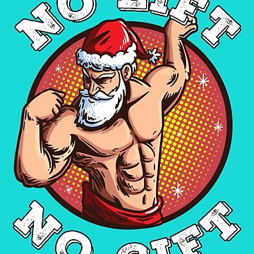  Santa Bodybuilding Santa Claus Bodybuilder No Lift No Gift  Sweatshirt : Clothing, Shoes & Jewelry