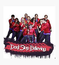 Don't Stop Believing || Glee Photographic Print