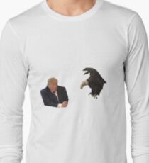 that time a bald eagle attacked donald trump Long Sleeve T-Shirt