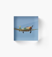 CJ6 VH-CPX Maiden China,Temora Airshow,Australia 2015 Acrylic Block