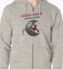 Chain Chomp: racing chains Zipped Hoodie