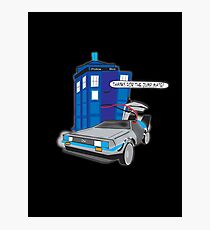 Time Travel Jump Start Photographic Print