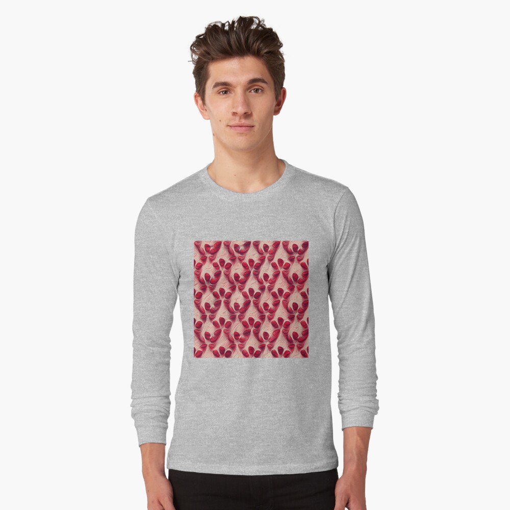 Pomegranate seeds #DeepDream Long Sleeve T-Shirt