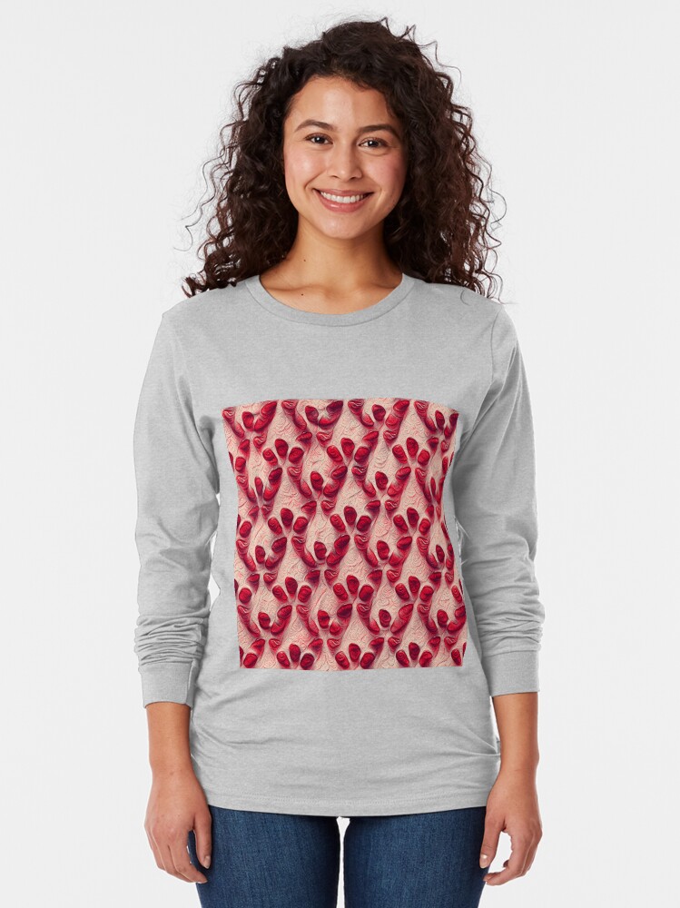 Alternate view of Pomegranate seeds #DeepDream Long Sleeve T-Shirt