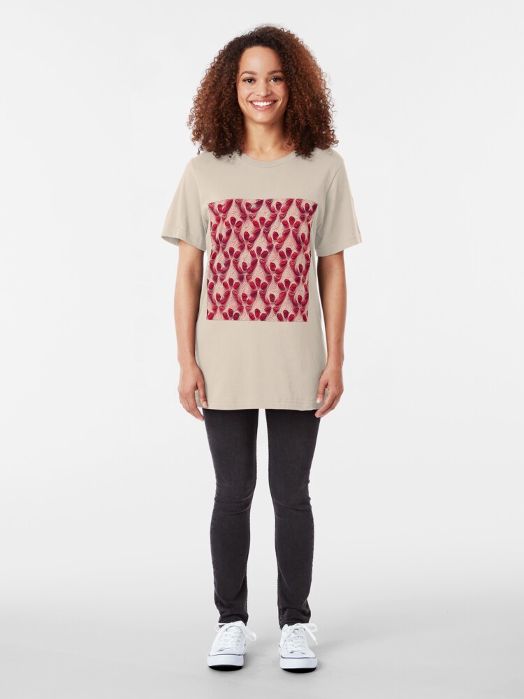 Alternate view of Pomegranate seeds #DeepDream Slim Fit T-Shirt