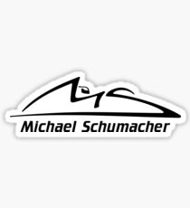 Michael Schumacher Signature (Sticker) Sticker