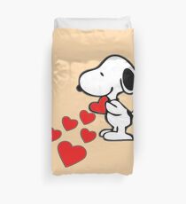 Snoopy amor Duvet Cover