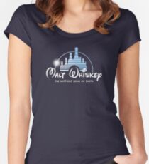 Malt Whiskey The Happiest Drink On Earth Women's Fitted Scoop T-Shirt