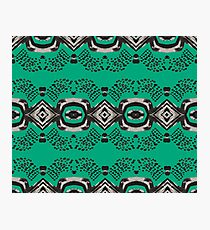 Inky Eyes - Miami Green Photographic Print