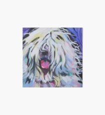 Old English Sheepdog Dog Bright colorful pop dog art Art Board