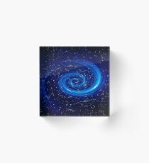 Computer Space Image Acrylic Block