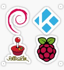 Debian Linux - Raspberry Pi Case Sticker Sticker