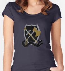 Shield bash design Women's Fitted Scoop T-Shirt