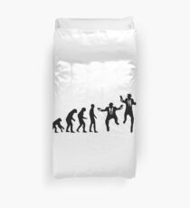 Evolution of the Blues brothers Duvet Cover