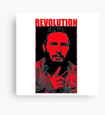 Fidel Castro art Canvas Print