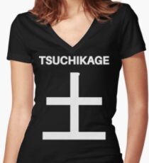 Kage Squad Jersey: Tsuchikage Women's Fitted V-Neck T-Shirt