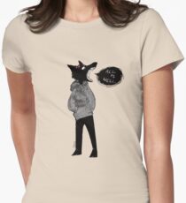 passive aggressive Women's Fitted T-Shirt