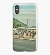 Copacabana Sidewalk Rio de Janeiro Brazil iPhone Case