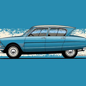 "My drawing of the iconic French classic car designed by Flaminio ...