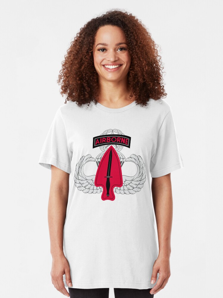 Alternate view of Special Operations Airborne Slim Fit T-Shirt